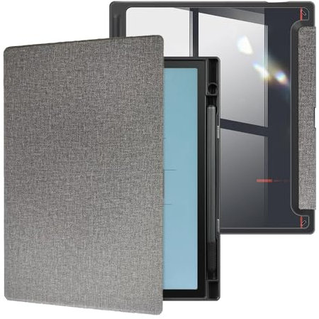 Convient pour Onyx Boox Note Air 4 C/B/W (2024) Étui pour Tablette Étui Magnétique Housse De Protection pour Tablette (Gris)