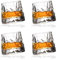 Set Bicchieri da Whisky in Vetro Rotante, Bicchieri Wisky con Fondo Sferico per Degustazione, Bicchiere Senza Gambo di Alta Qualità, 4 Pz Bicchieri Vetro Particolari per Rum, Gin, Amaro e Distillati