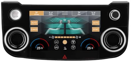 Écran de Climatisation de Voiture Réponse Rapide Effet Visuel Lumineux Remplacement 7 Pouces pour XE XEL XF XFL F-PACE