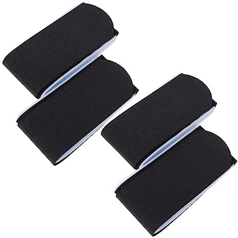 GOOHOCHY 4piezas Correas Resistentes para Esquís y Snowboard Bandas Multiusos para Fijar Trineos Adultos y Accesorios De Invierno Ligereza y Durabilidad para Uso Exterior