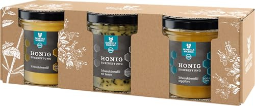 Honigzubereitung mit Schwarzkümmelöl Trio 3 x 180 g EG-Bio