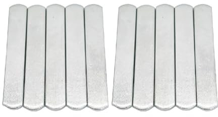 JISADER 10 Placas de Acero para Chaleco lastrado, Accesorios de Entrenamiento con Peso.