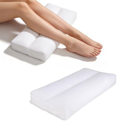 Kniekissen für Seitenschläfer, 10 cm Hohes Softer Mikrofaser Kissen mit Bezug, Body Pillow, Keilkissen für Rückenlage, Schlafkissen Seitenschläfer für Rückenlage, Ergonomische Schlafunterstützung