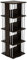 Atlantic Typhoon Media Storage Spinner, Space-Saving 360-Degree Rotation, Organize & Protect Prized Media & Memorabilia Collections, PN 82635716 – Espresso