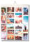 Picture Pockets Large (Size A) Hanging Photo Gallery - 40 photos in 20 pockets (reversible) Flat Pack