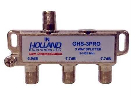 Holland Electronics High Shield Antenna 1Ghz Splitter/Combiner - 3-Way - GHS-3PRO