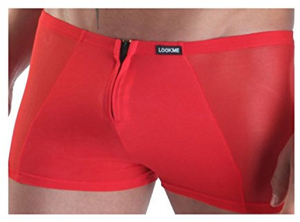 Look Me - Boxer Malibu II - Farbe: rot - Größe: L, 1 Stück