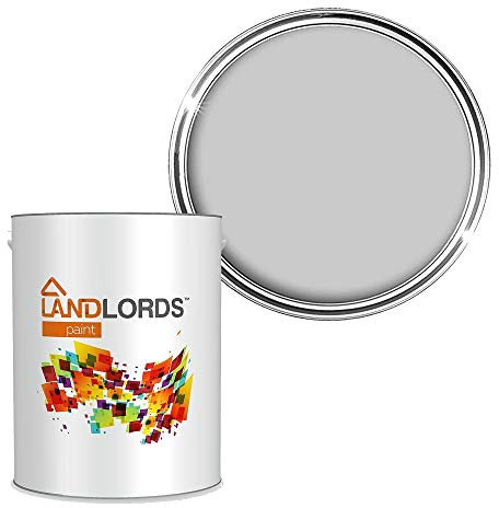 Landlords Weather Shield Smooth Masonry Paint | Storm Proof, Scrub Resistance & Waterproof | Weatherproof Technology Designed with Acrylic Resin for Ultimate Protection 5L Pigeon Grey
