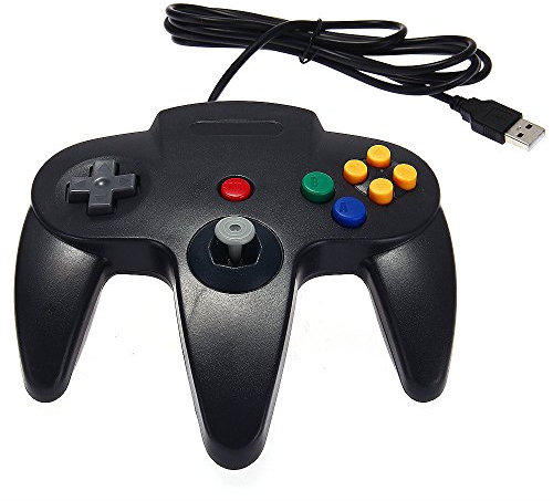 satkit telecomando Pad Tipo Nintendo 64 N64 USB per PC o MAC Nuovo