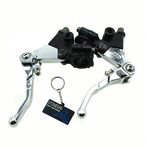 STONEDER 22 mm Griff-Bremshebel für Trommelbremse, Honda Cafe Racer, Motorrad, ATC, Scooter, ATV.