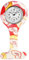 Adrina Unisex – Uhr Krankenschwesteruhr Ansteckuhr Revers Analog Quarz 4100008-005