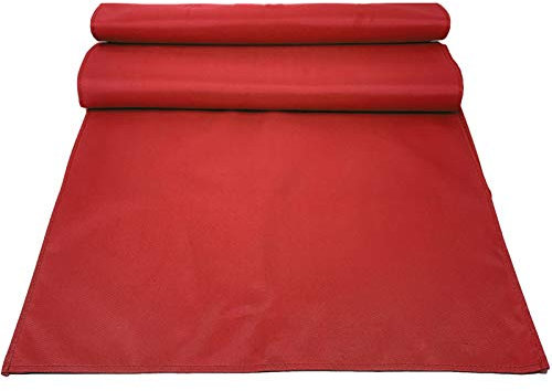 JEMIDI Outdoor Tischläufer 50x200cm Läufer Tischband wasserabweisend - Tischläufer Rot