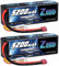 Zeee 3S Lipo Battery 5200mAh 11.1V 80C RC Battery Hardcase with Deans Plug for RC Car Boat Truck Helicopter Airplane Racing Models(2 Packs)