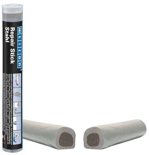 WEICON Repair Stick acier, adhésif résine époxy deux composants réparations, 115g