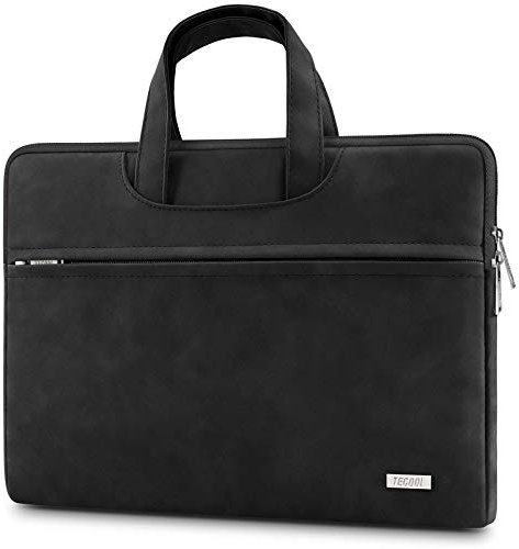 TECOOL 15,6 16 Zoll Laptoptasche Hülle für 15,6 Lenovo Dell Acer HP Chromebook Samsung,16 MacBook Pro M3 M2 2023,Matebook D16,Notebooktasche Hülle wasserdichte Schutzhülle Sleeve 15, Schwarz