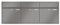 RENZ/Plan / 3er Unterputz-Briefkastenanlage Einbau-Briefkasten/RAL-Farbe 9007 Volumen 28 L/Dein-Briefkasten.de