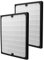 UOUOLONUN 2 Pack 200/300 Replacement Filter for Blueair 200 & 300 Series - Compatible with Blueair Classic 203, 270E, 303, 201, 250E, 215B, 210B, 205, 200/300 Series Filters