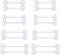 FECTAS 16er Zungenpiercing Brustwarzenpiercing 14G Bioflex Kunststoff Barbell 12/14/16/18mm Piercing Plastik