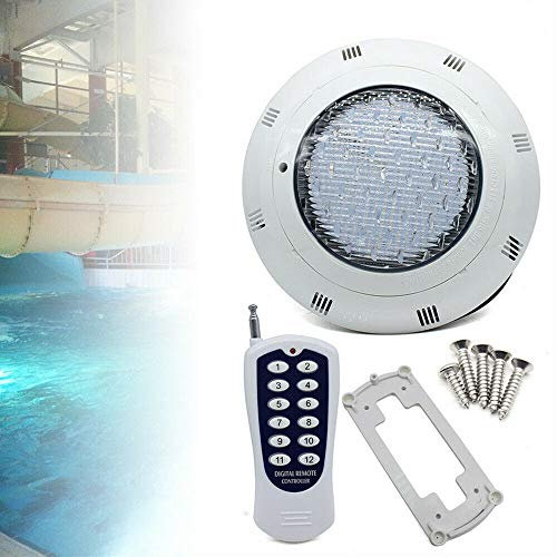 Fetcoi RGB LED Schwimmbad Pool Unterwasser Scheinwerfer 45W Pool Unterwasserscheinwerfer Leuchtmittel Strahler Beleuchtung LED