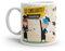 Antracita Taza desayuno graduado regalo graduacion para el mejor estudiante ceramica 320ml