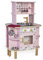 Janod - Cuisine en Bois Enfant Twist - Cuisine Recto Verso - 8 Accessoires Inclus - Four, Boutons Rotatifs, Plaque Sonore - dès 3 Ans, J06616
