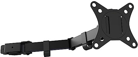 PUTORSEN Braccio singolo per monitor da 17-32 per supporto da scrivania, braccio per monitor completamente regolabile per 1 schermo, carico massimo 19,8 bs, VESA 75 x 75 mm e 100 x 100 mm, nero