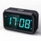 KWANWA Wecker Digital Ohne Ticken,Digitaler Wecker Batteriebetrieben Alarm Clock,LCD or LED Display,Snooze Dauer,Einstellbare Helligkeitfür Tiefschläfer Kinder Erwachsene(Schwarz - Blaue LED)