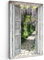 MuchoWow© Wandbilder Groß 80x120 cm XXL Wohnzimmer Wanddeko Schlafzimmer Zimmerdeko Fotowand Zimmer Deko Wand Dekoration Wall Art Fensterblick - Wald - Steine - Frühling