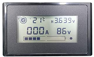 ANT BMS Ecualizador de batería Smart BMS 7S -24S 16S 20S 40A 100A Placa de protección de batería de litio Balance Li-ion lifepo4 LTO 24V 48V 60V 72V 84V Batería Protección ( Color : Only lcd screen ,