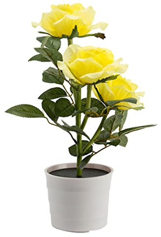 OSALADI Rose Solar Lichter Outdoor Bonsai Nachtlicht Solar-powered Decor Einfach Installieren für Hotel