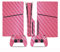 Accessoires pour Console de Jeu et Manette de Jeu,Housse de Protection pour Sony PS5 Slim Disc Edition,Autocollants en Vinyle pour Playstation 5 Slim, Coque protectrice Anti-Rayures (Rose)