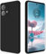 GiiYoon Cover per Motorola Edge 40 Neo Custodia in Silicone, Custodia Antiurto Case Sottile in Silicone TPU con Strato Interno in Fibra e Protezione della Fotocamera, Nero