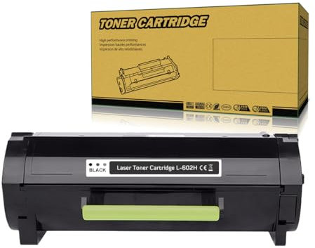 Okra 10000 Seiten Toner Kompatibel mit Toner Lexmark 602H Toner 60F2H00 60F2000 für Lexmark MX310dn MX310dnw MX410de MX510de MX511 MX511de MX511dhe MX511dte MX611de MX611dhe