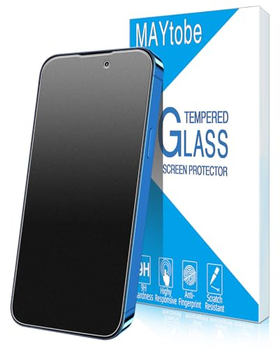MAYtobe Matte Screen Protector for iPhone 15 Pro Max/15 Plus Tempered Glass | 2 Pack Full Coverage, Anti-Glare, Anti-Fingerprint, Touch Sensitive, HD Transparent, Case Friendly