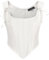 SCARLET DARKNESS Women Gothic Steampunk Corset Top Elegant Pirate Overbust Bustier Vest White Corsets for Cosplay 14