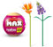 Collection de Briques de Construction Max Premium Flowers(Lily et SnagDragon) (Jusqu’à 243 pièces, 2 Fleurs par Capsule, 10 à Collectionner), 1 Capsule