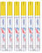 LEMEITU Paint Pens,Permanent Oil Based Paint Markers,Never Fade Marker Pen,for Office, Art projects, Rock Painting, Ceramic, Glass, Wood, Plastic, Metal, Canvas,6 Pack，Yellow