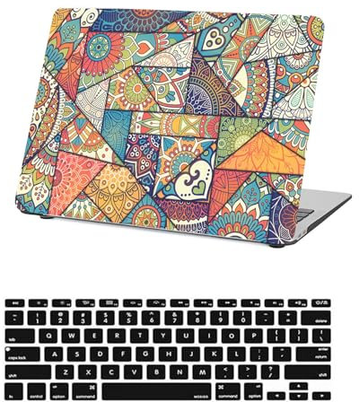 HLAAJJX Hülle für MacBook Pro 16 Zoll Touch Bar and Touch ID Modell A2141 Freisetzung 2020, Plastik Hartschale Matt Case & Tastaturschutz für MacBook Pro 16,Böhmisch