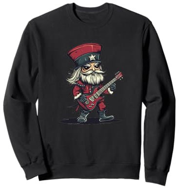 Costume Casse-noisette à bascule avec guitare cool Sweatshirt