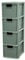 Khanary 4 storage drawer Compact Furniture drawer Cabinet Stackable Tower Slim Drawer Multi-tier Home, Kitchen,Bathroom,Desk,Office,School,Garage (Sage Green, Medium)