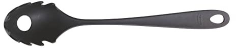 Fiskars Pastalöffel, Länge: 28,5 cm, Essential, Kunststoff, Schwarz, 1079058