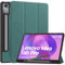 YRH for Lenovo Idea Tab Pro 12.7 inch Case 2025 with Pen Holder, Back Soft TPU Protective Tablet Cover with Auto Sleep/Wake (Dark Green)