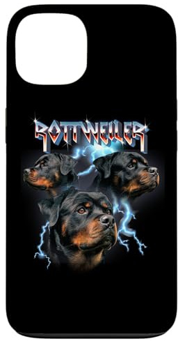 Funny Retro Vintage Black Heavy Metal Band Rottweiler Lover Hülle für iPhone 13