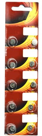 WGBOSMG 10 batterie a bottone SR621SW da 1,5 V AG0 AG1 a AG12 per orologi da polso ed elettronica, sicure e durevoli, piccole batterie elettroniche