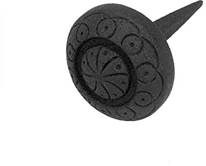en fer forgé Clous Clavos Noir Rond décoratif fer ongles 7,6 x 5,1 cm