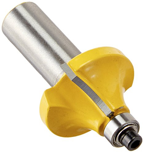 Yonico 13174 3/8-Inch Radius Round Over Bead Edge Forming Router Bit 1/2-Inch Shank