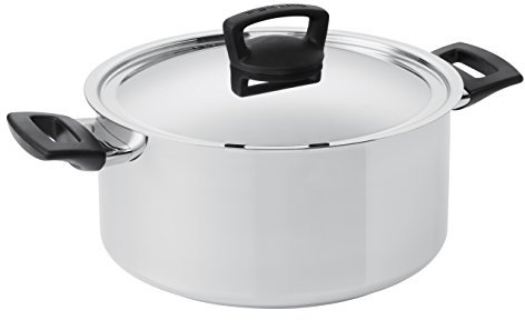 FISKARS FF Kasserolle 24cm, 24cmStahl mit Deckel,5 ltr.