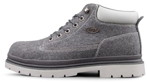Lugz Men's Drifter Chukka Boot, Charcoal/Grey Peacoat, 10 M