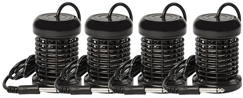 chi-enterprise 4 Edelstahlelektroden zum Nachfüllen für Fußelektrolysebäder I Zusatz für Royal Spa Hydrogalvano-Fußbad I Spulen - Konverter Array Elektrode - für Ion Cleanser