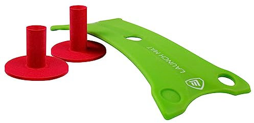 Masters Launch Rocket Mat Winter Rules Golf Mat Plus 2 Rubber Tees